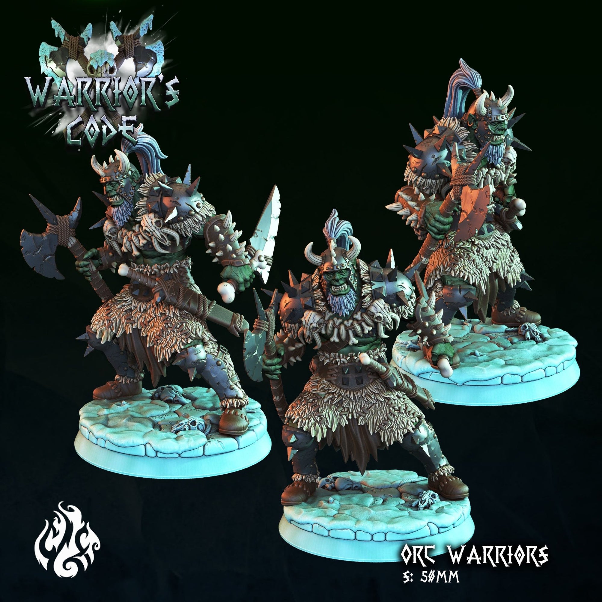 Mediocre StudiosWarrior's CodeTabletop Gaming Miniature