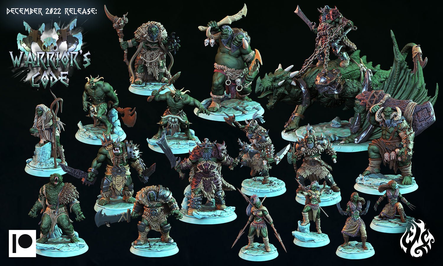 Mediocre StudiosWarrior's CodeTabletop Gaming Miniature