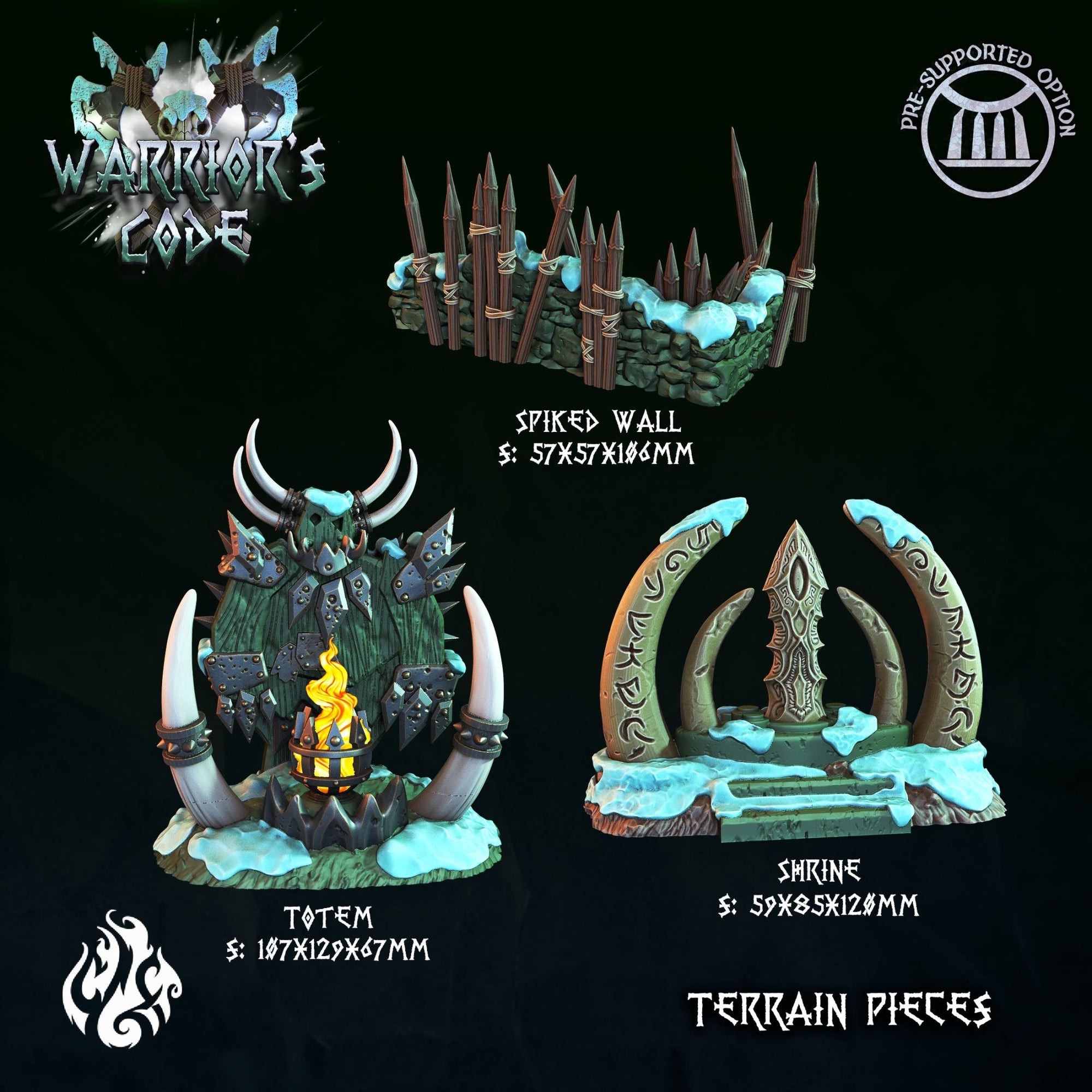 Mediocre StudiosWarrior's CodeTabletop Gaming Miniature