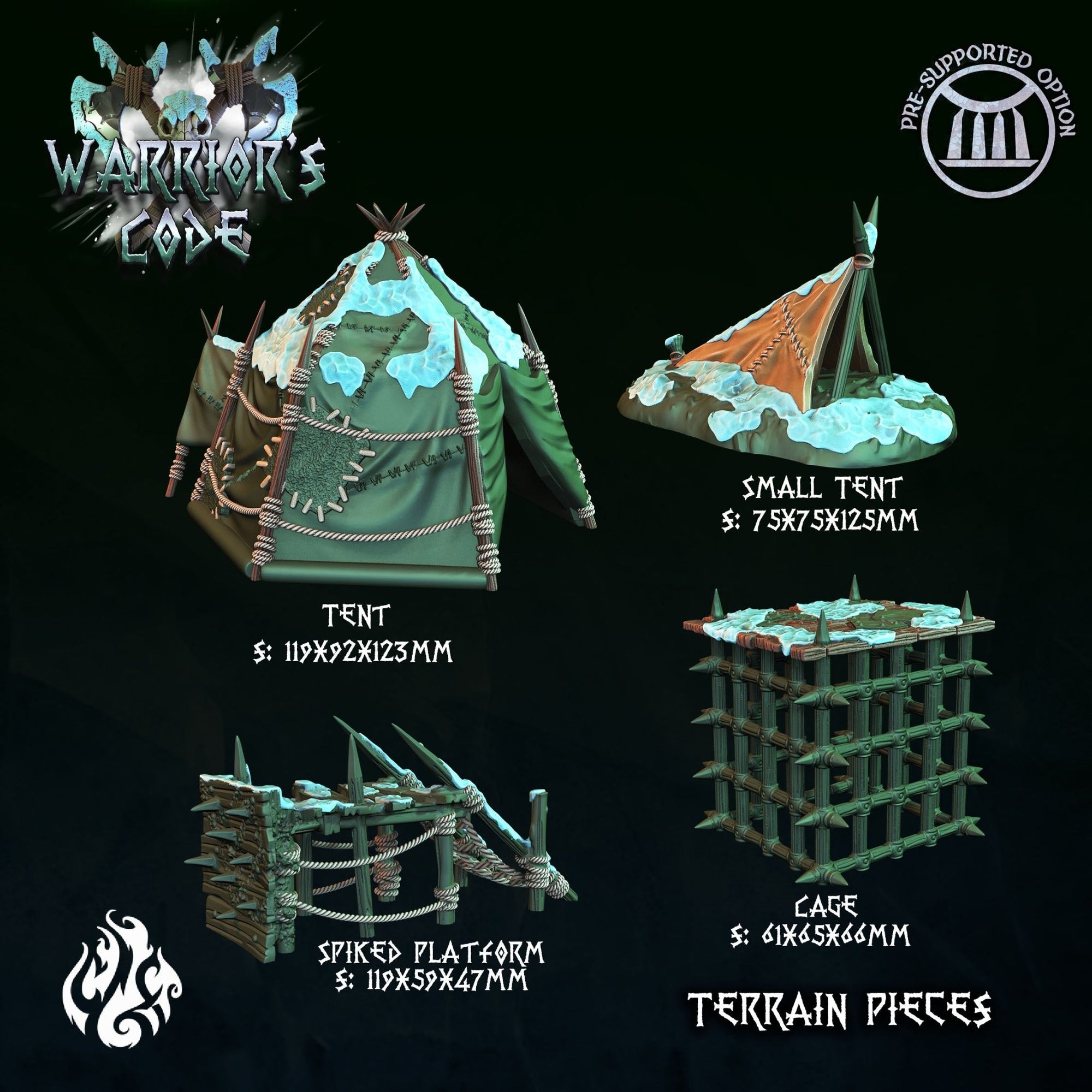 Mediocre StudiosWarrior's CodeTabletop Gaming Miniature