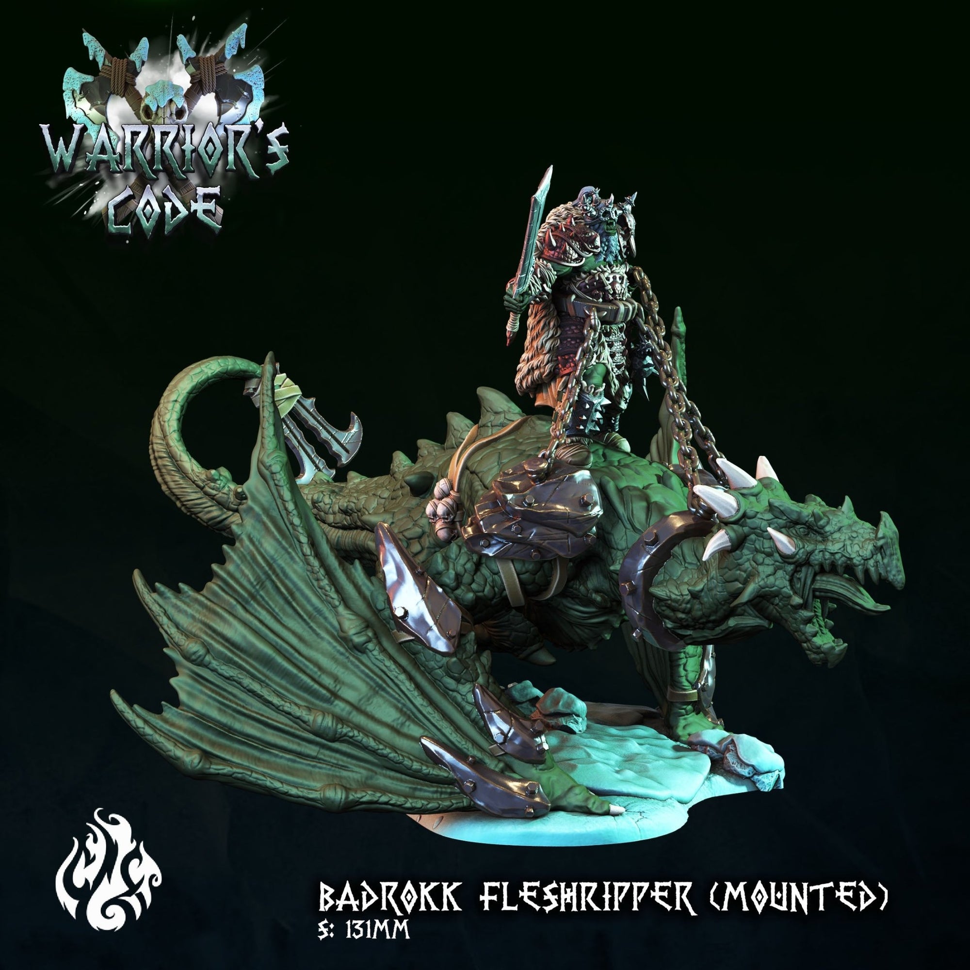 Mediocre StudiosWarrior's CodeTabletop Gaming Miniature