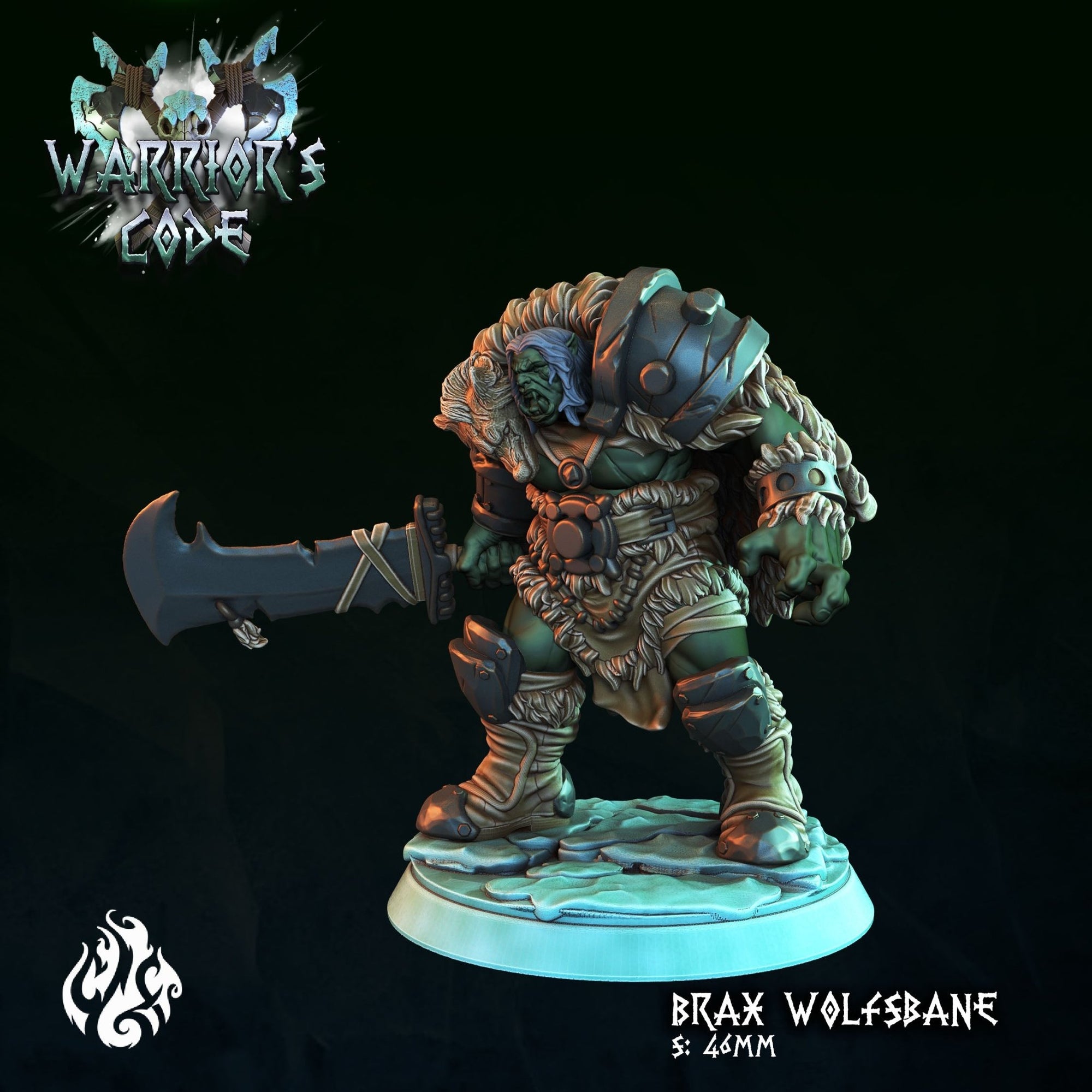 Mediocre StudiosWarrior's CodeTabletop Gaming Miniature