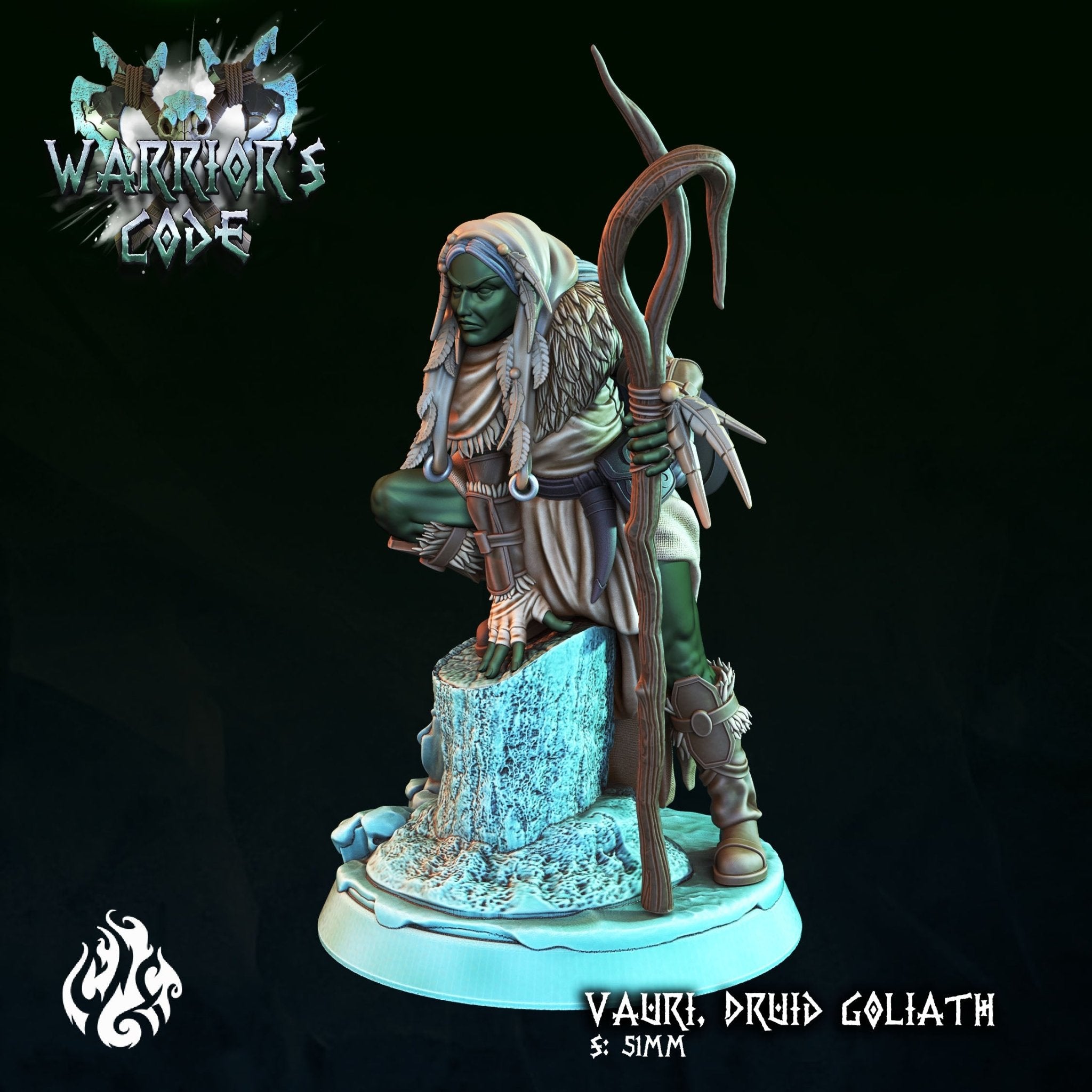 Mediocre StudiosWarrior's CodeTabletop Gaming Miniature