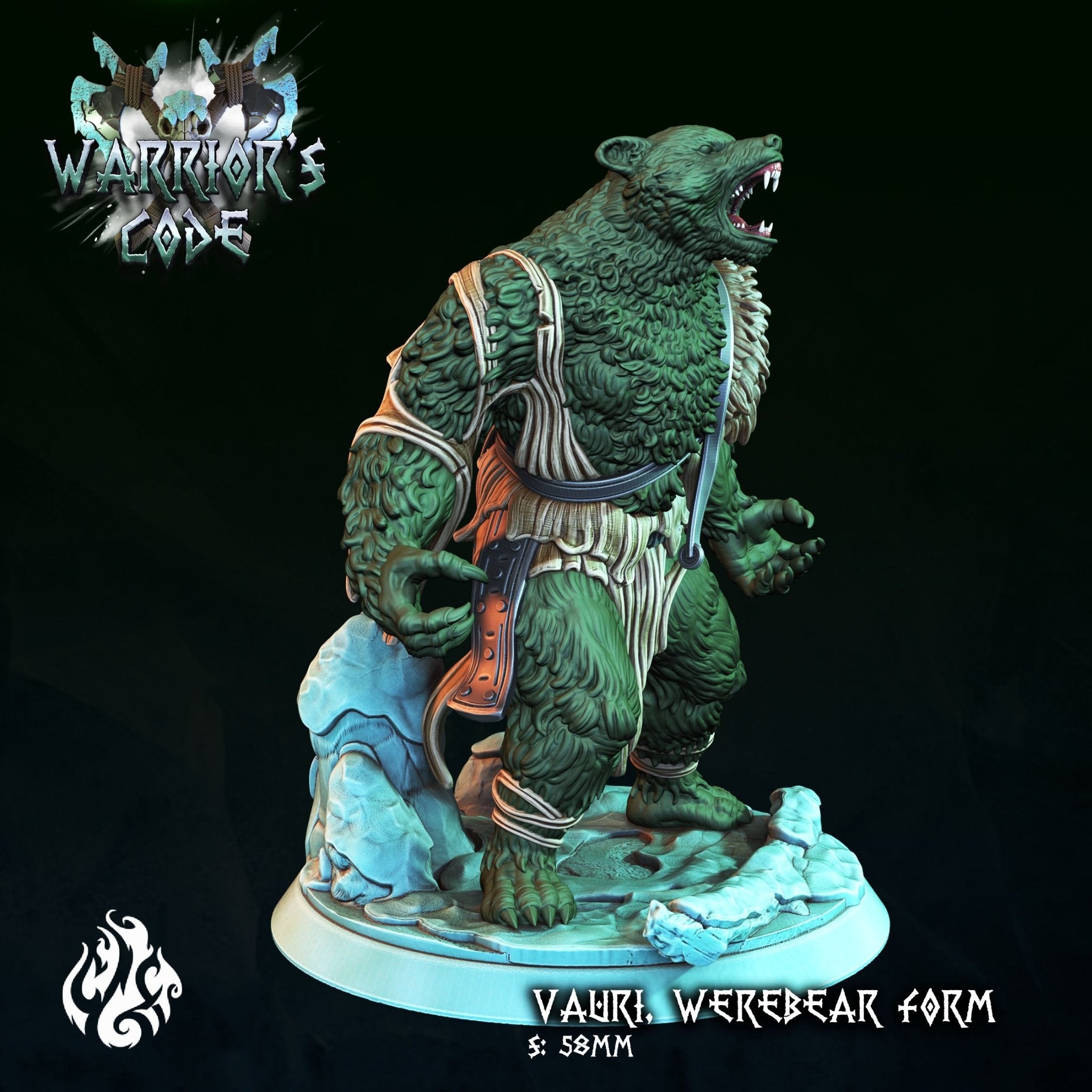 Mediocre StudiosWarrior's CodeTabletop Gaming Miniature