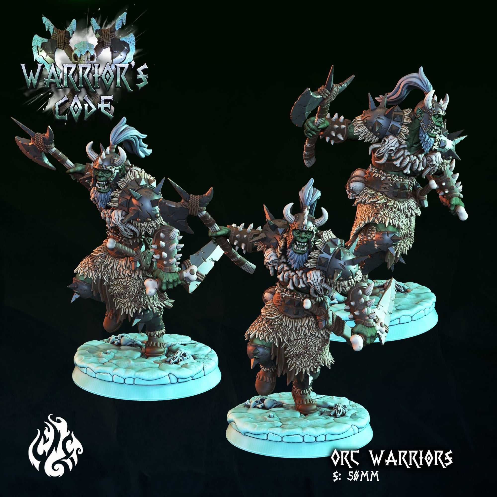 Mediocre StudiosWarrior's CodeTabletop Gaming Miniature