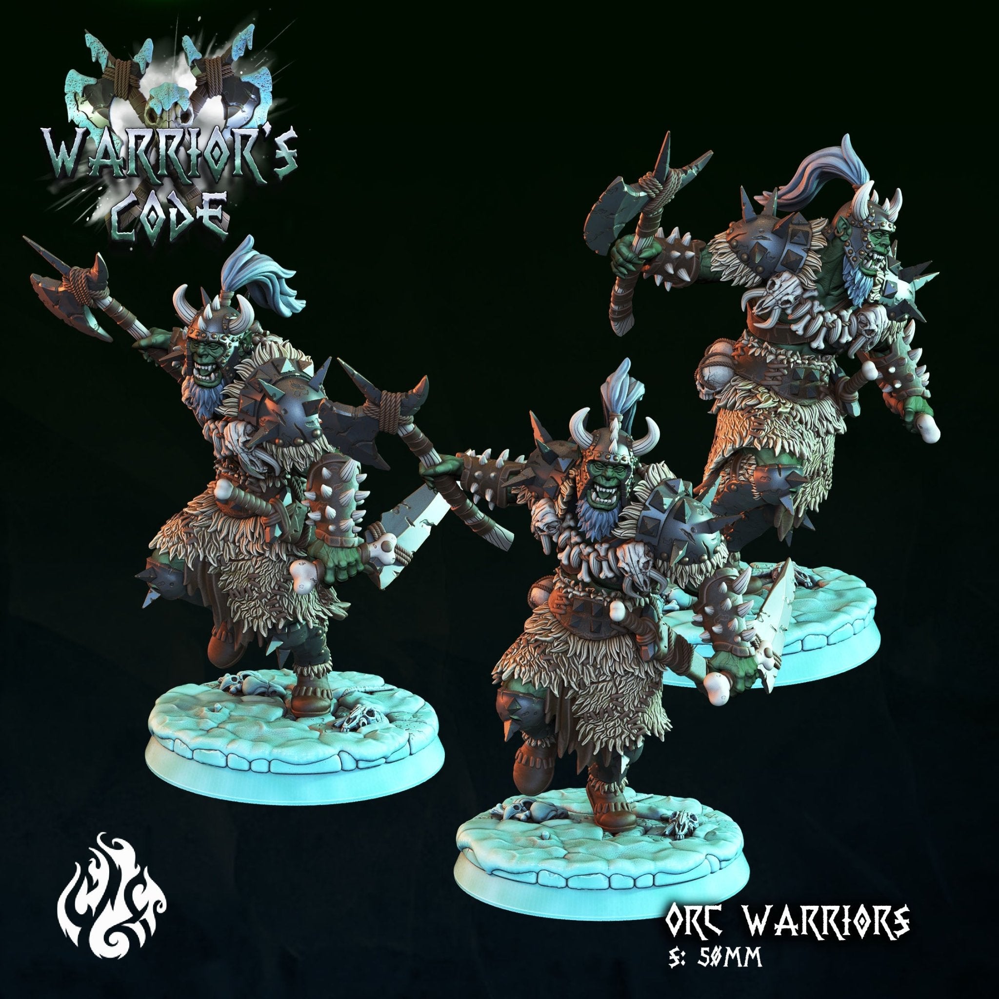 Mediocre StudiosWarrior's CodeTabletop Gaming Miniature