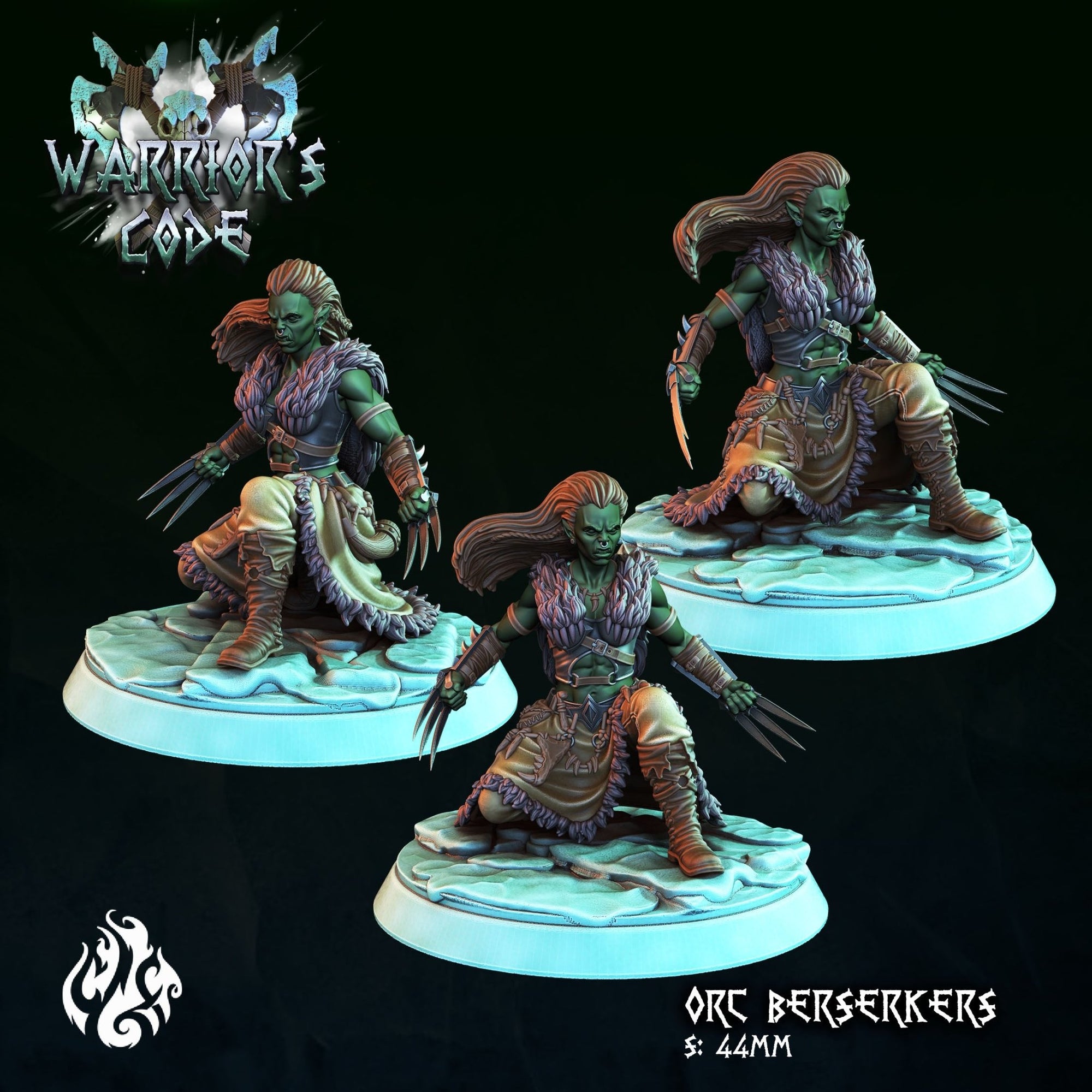 Mediocre StudiosWarrior's CodeTabletop Gaming Miniature