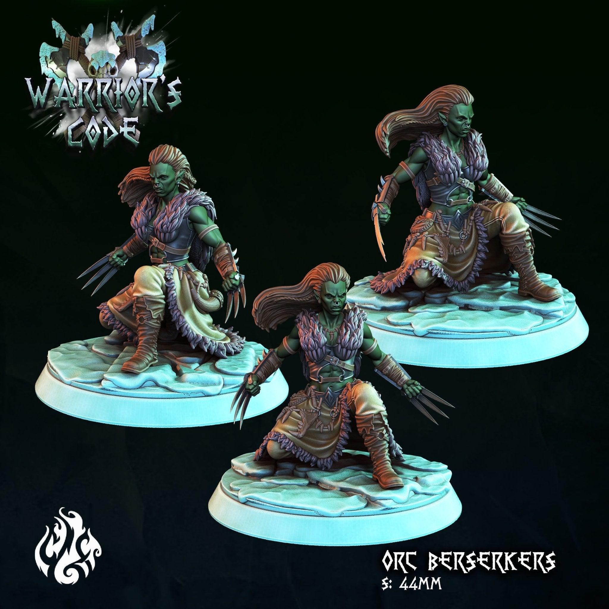 Mediocre StudiosWarrior's CodeTabletop Gaming Miniature