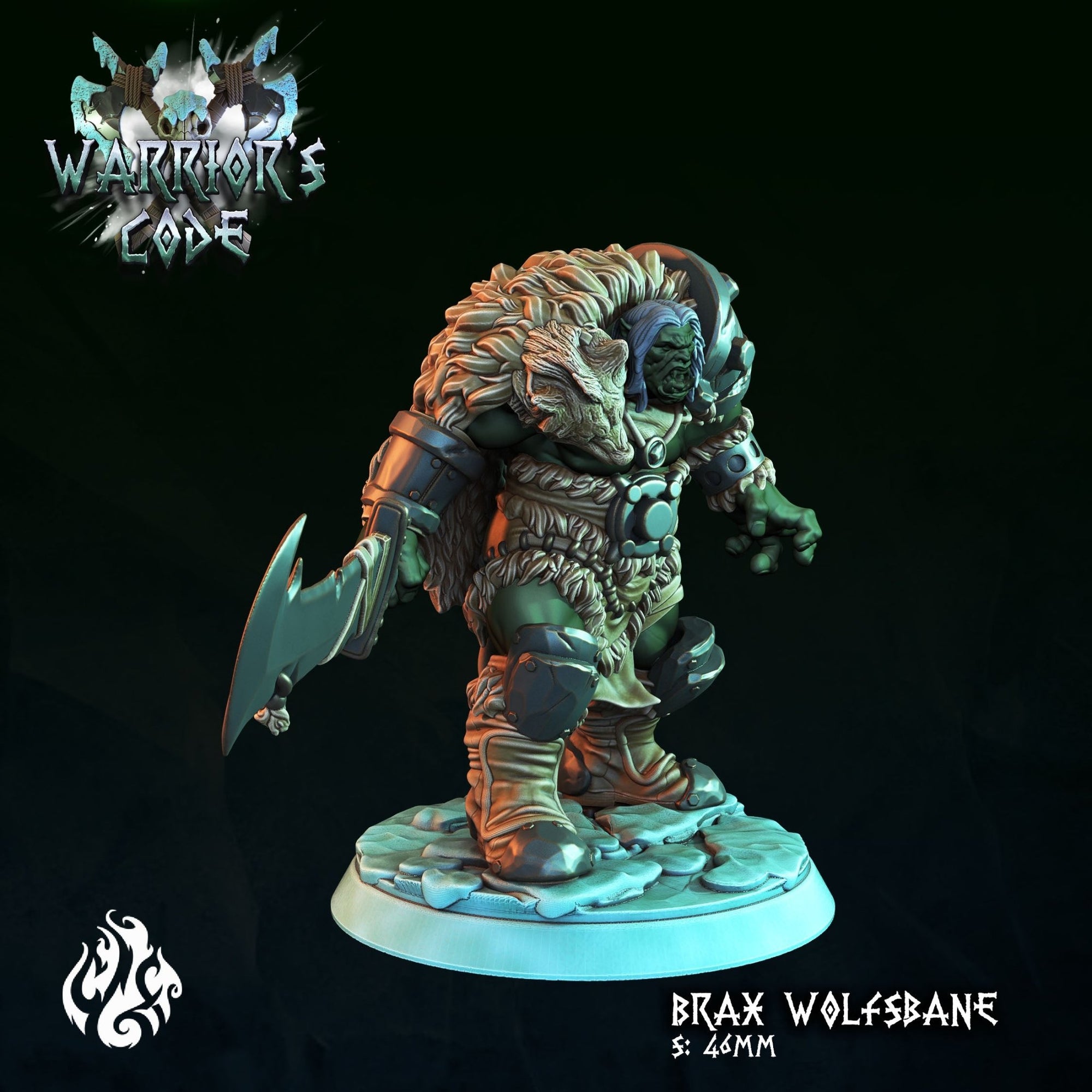 Mediocre StudiosWarrior's CodeTabletop Gaming Miniature
