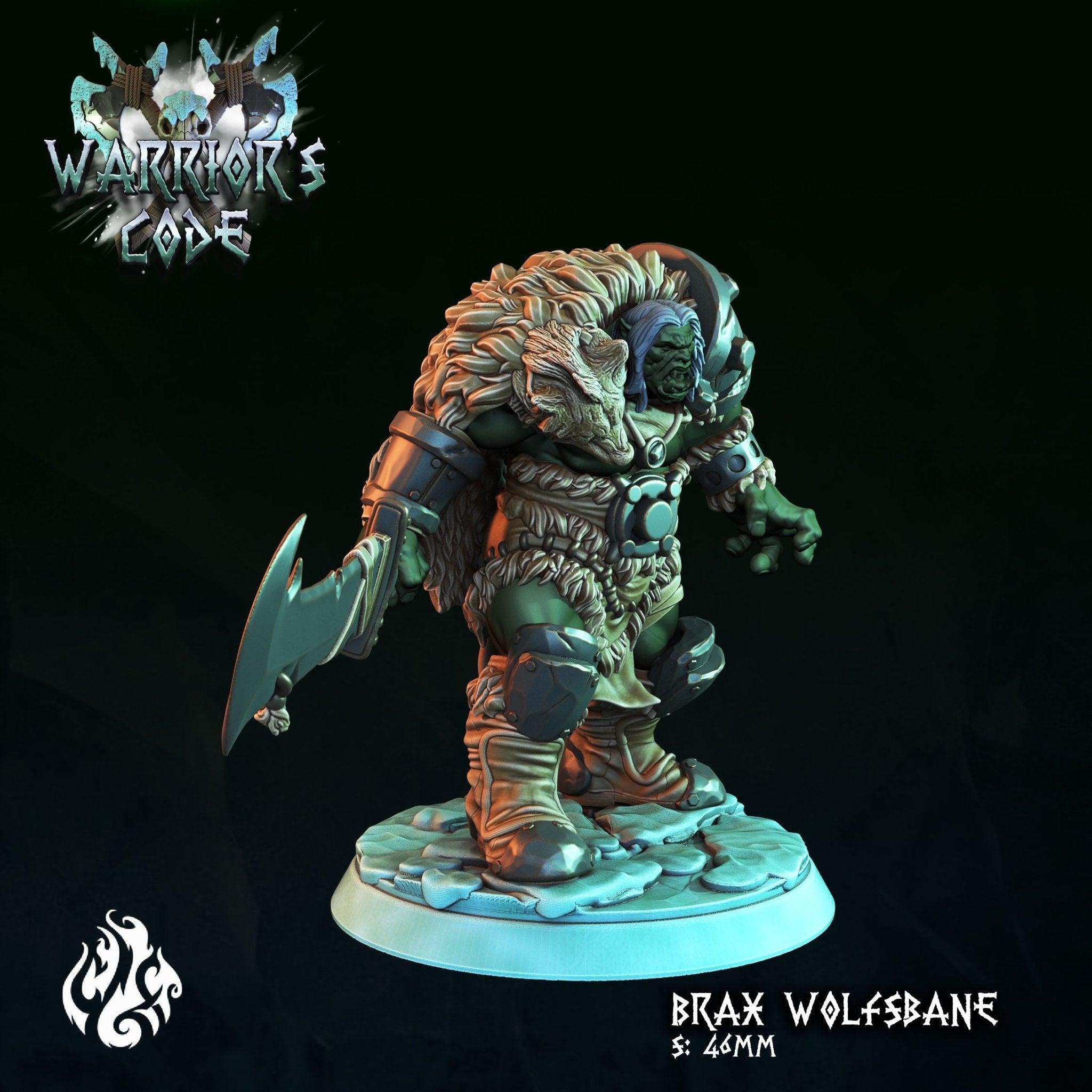 Mediocre StudiosWarrior's CodeTabletop Gaming Miniature