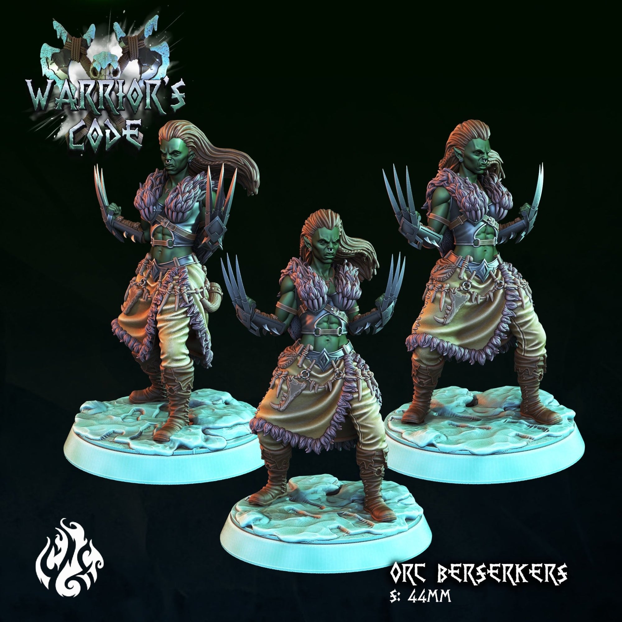 Mediocre StudiosWarrior's CodeTabletop Gaming Miniature